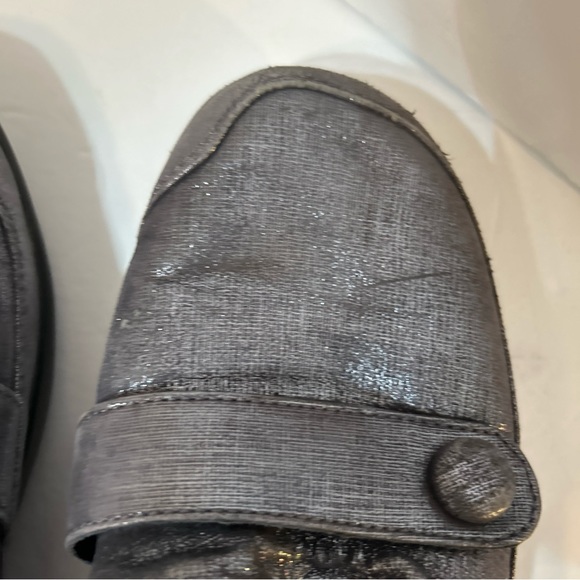 Dansko Shoes Size 40 Pewter Shimmer Leather Upper Style# 2711970200 Carol - Picture 8 of 14